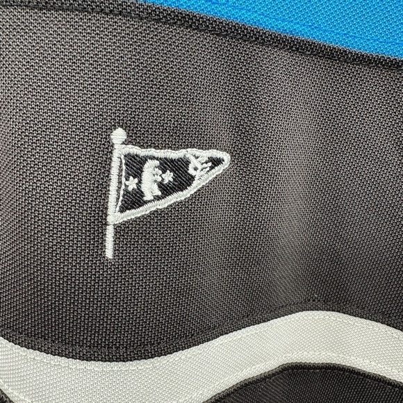 FOOTJOY GOLF men’s black-blue activewear athleisure casual polo. XL - Picture 4 of 10